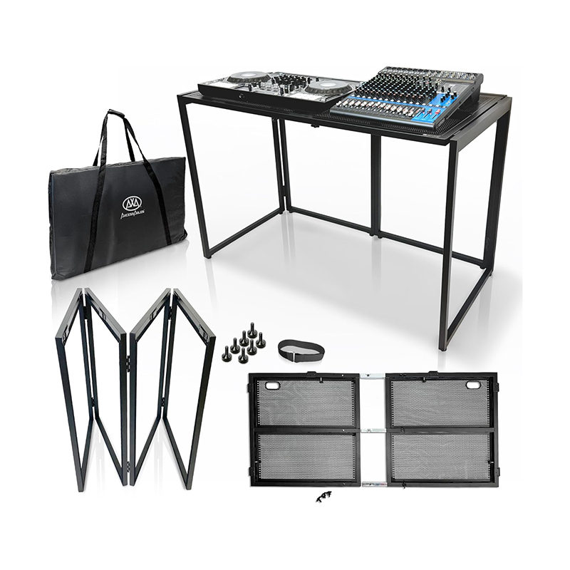 Dj Stand Table Foldable - カスタマイズ可能なポータブル折りたたみステージミキサー、折りたたみ式演台、折りたたみ式スタンドステーション、ファサードDJブース販売中