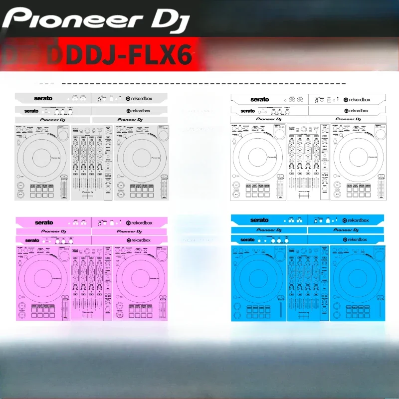 Dj Controller Pioneer Ddj - Pioneer-DDJ-FLX6デジタルコントローラーdjディスクプレーヤー,保護フィルムddjflx6,フルサラウンドステッカー,鉄パネルではありません