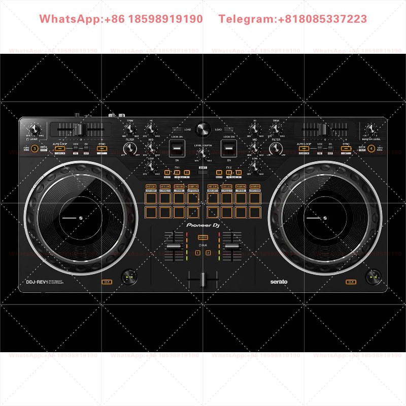 Dj Controller With Jog Wheel - DDJ-REV1 2チャンネルDJコントローラー 初心者向けスクラッチDJマシン 大型ジョグホイール＆Serato DJ Lite搭載