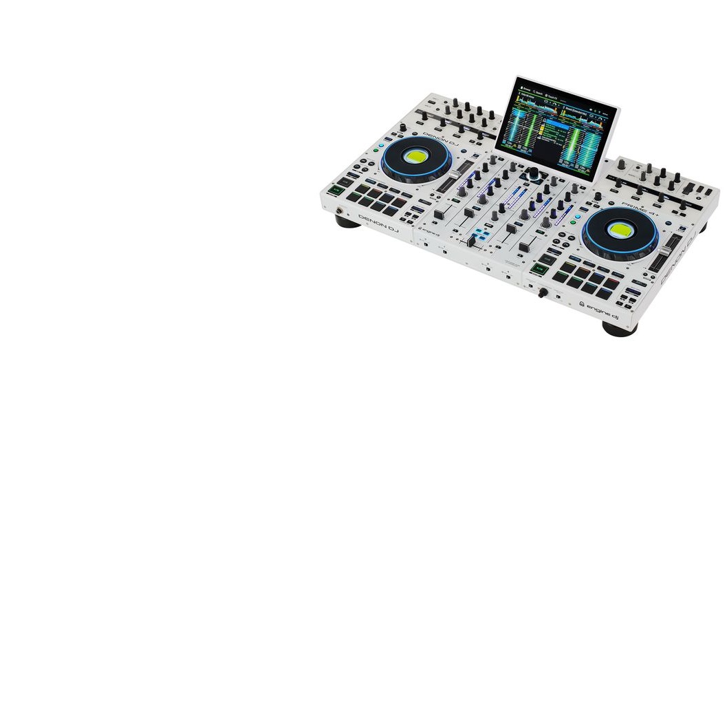 Dj Controller 4 Channel Standalone - Denon DJ Prime 4+ ホワイト・リミテッドエディション（16チャンネル・サラウンドサウンド対応、HDMI搭載、スタンドアロンDJコントローラー）の品質管理は100％徹底。 @