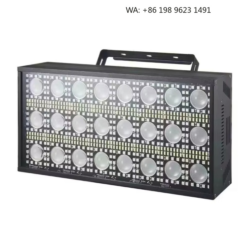 Dj Light Moving Head Stage - 24x3Wサンダーフラッシュムービングヘッドプロファイルライトストロボステージランプ（結婚式、ディスコ、DJ、大規模な集会、ステージショー用）