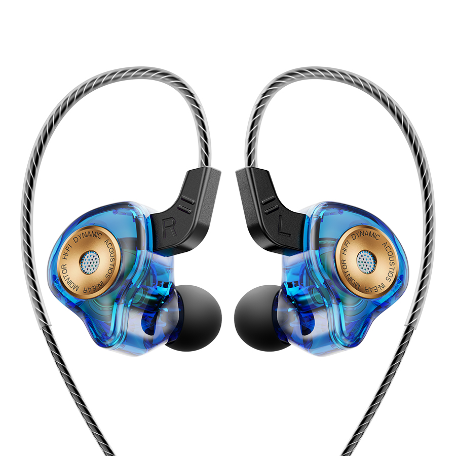 Dj Headphones Professional - KZ AK6-Ultra インイヤーイヤホンプロフェッショナルダイナミックドライバーヘッドフォン HiFi 音楽ゲームヘッドセット 3.5