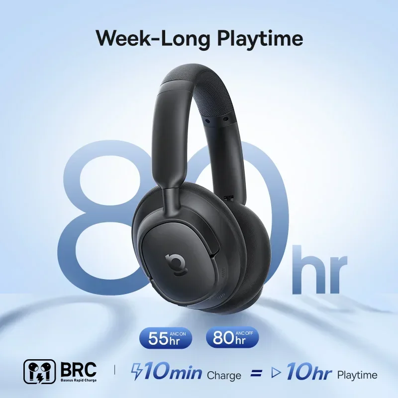 Baseus EH10 NC ANC ワイヤレスヘッドホン  - Dj Headphones Professional のレビューと価格