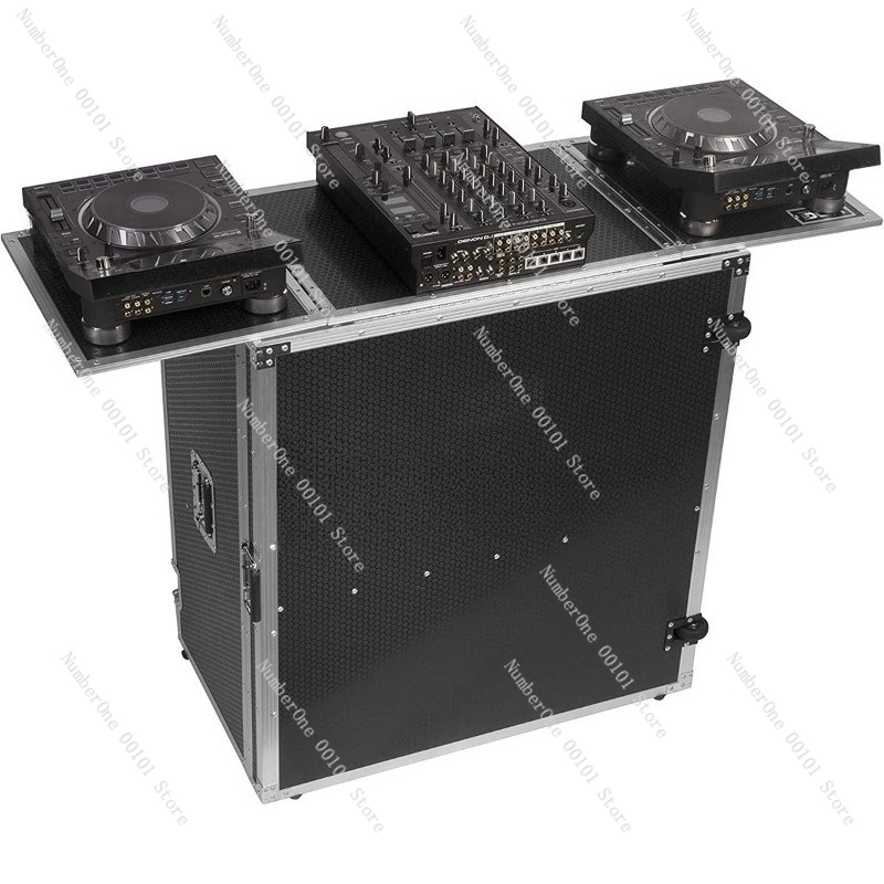 ポータブル折りたたみ式DJブースフライトケーステーブルモバイ - Dj Stand Table Foldable のレビューと価格