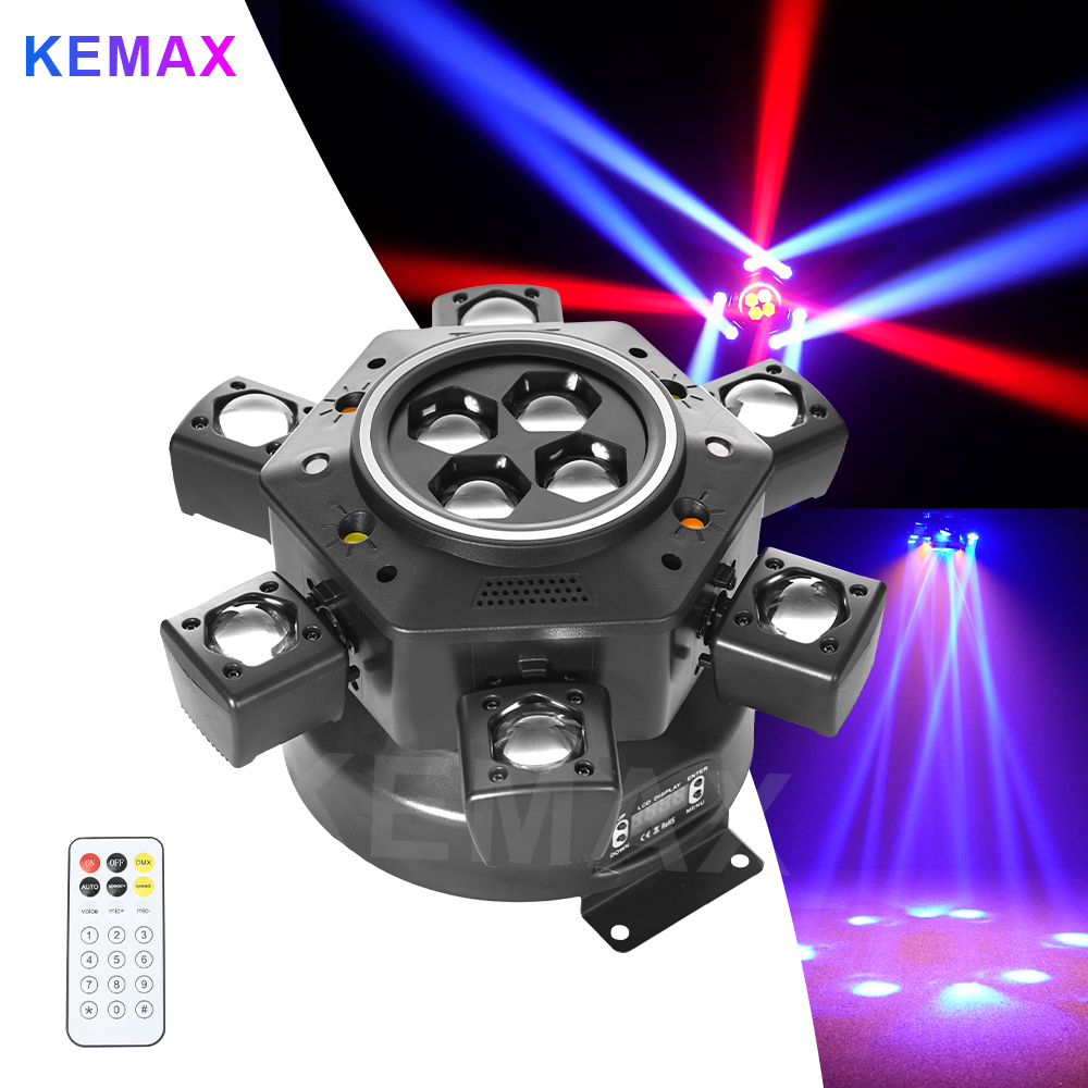 150W 6アーム ムービングヘッド DJライト リモコン付 - Dj Light Moving Head Stage のレビューと価格