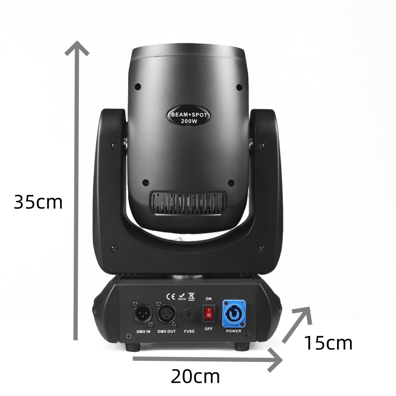 ミニLED 200Wムービングヘッドライト ビーム＆スポット - Dj Light Moving Head Stage のレビューと価格