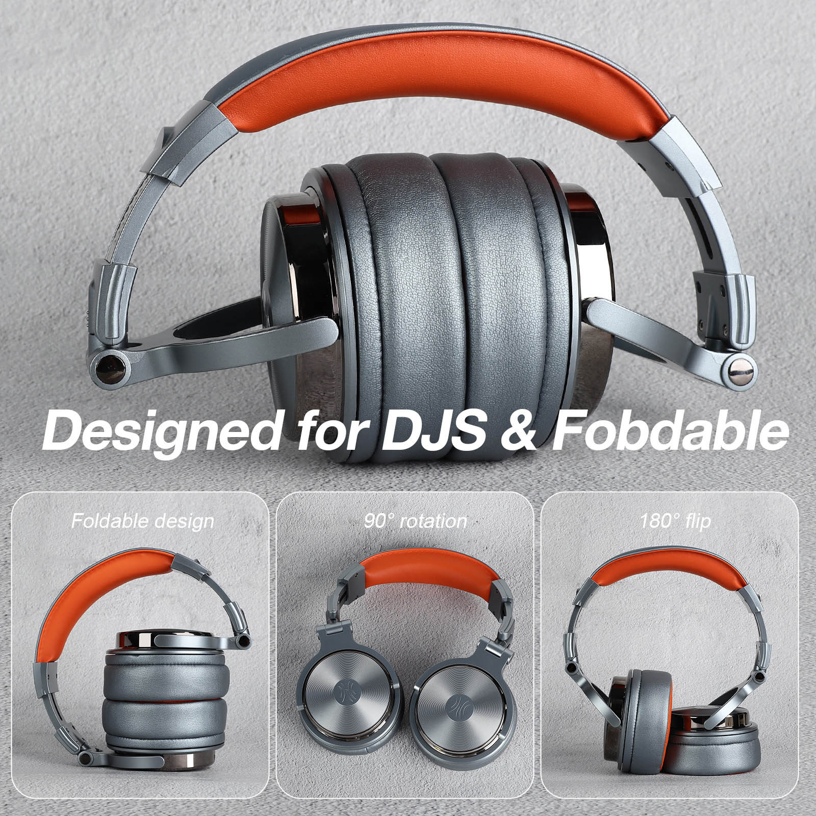 OneOdio 折りたたみ式オーバーイヤー有線ヘッドホン。ス - Dj Headphones Professional のレビューと価格