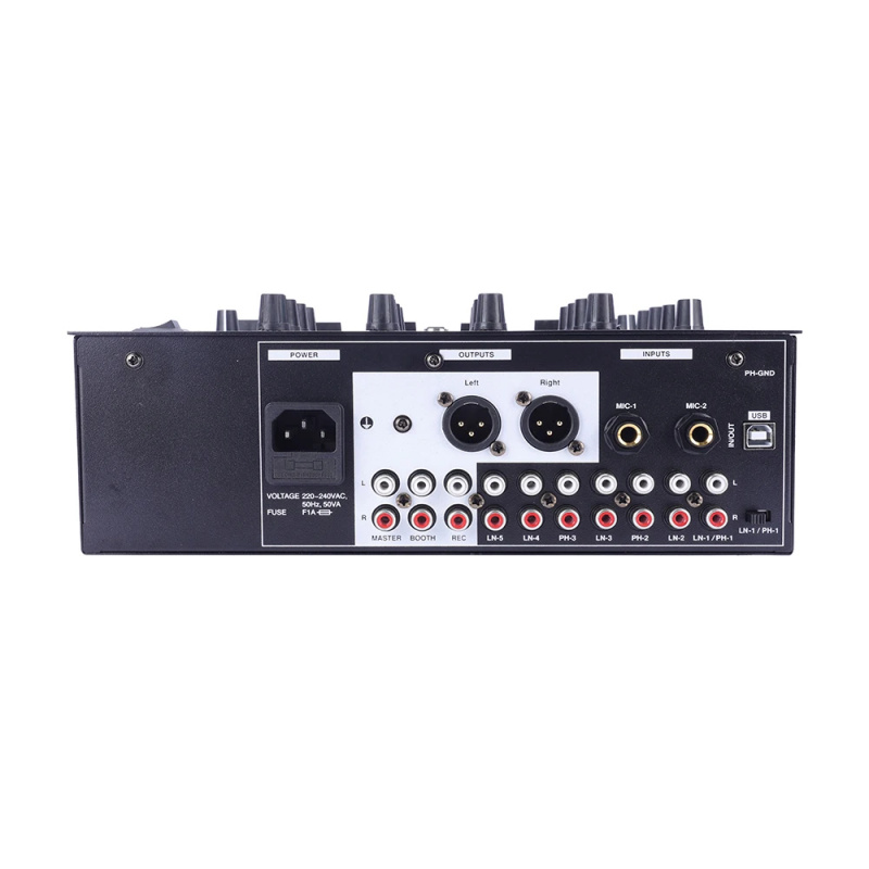 ELM402 ミニオーディオミキサー 4チャンネル USB  - Dj Mixer 4 Channel Djm のレビューと価格