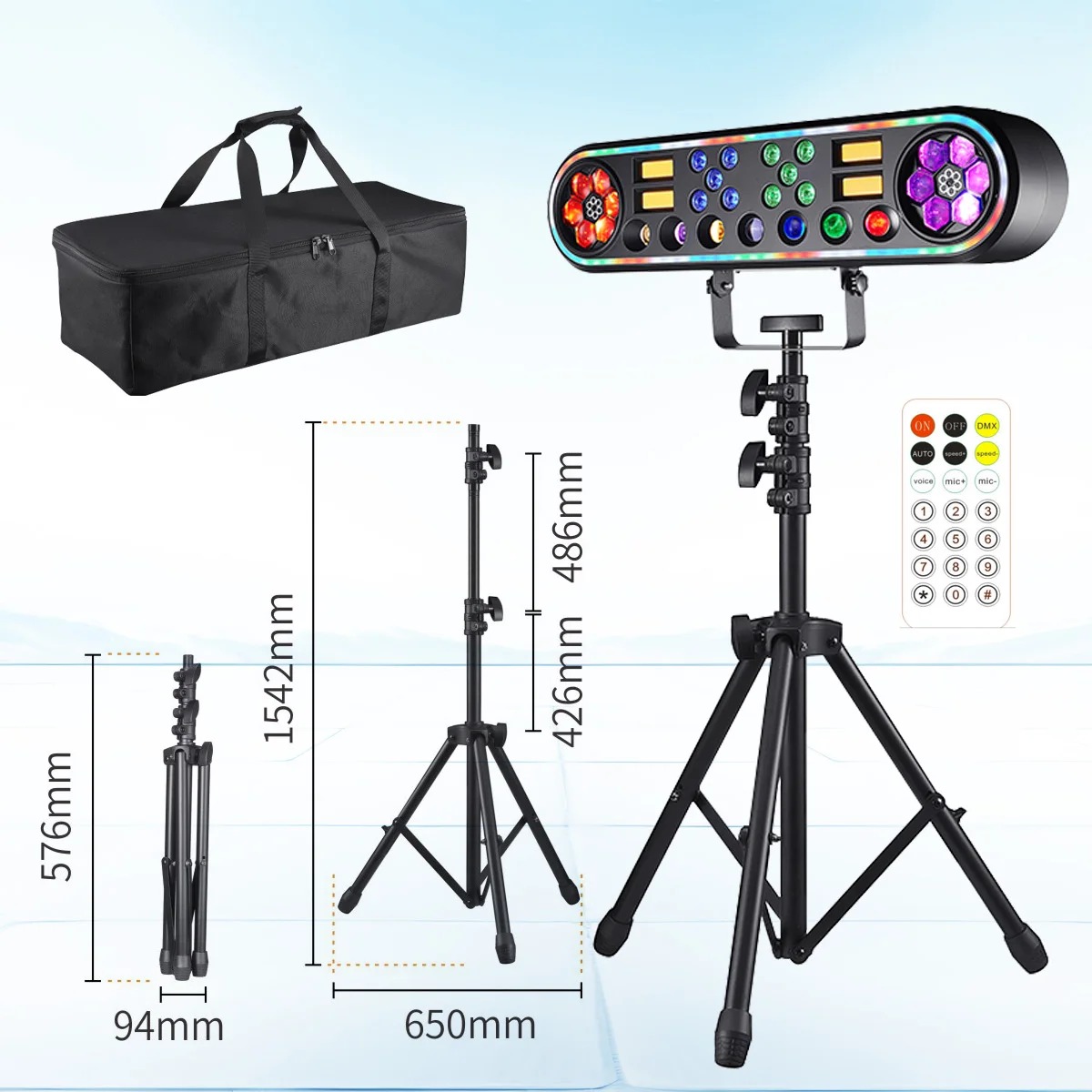 150W ディスコパーティー用スタンド付きRGBW 5 in - Dj Light Moving Head Stage のレビューと価格