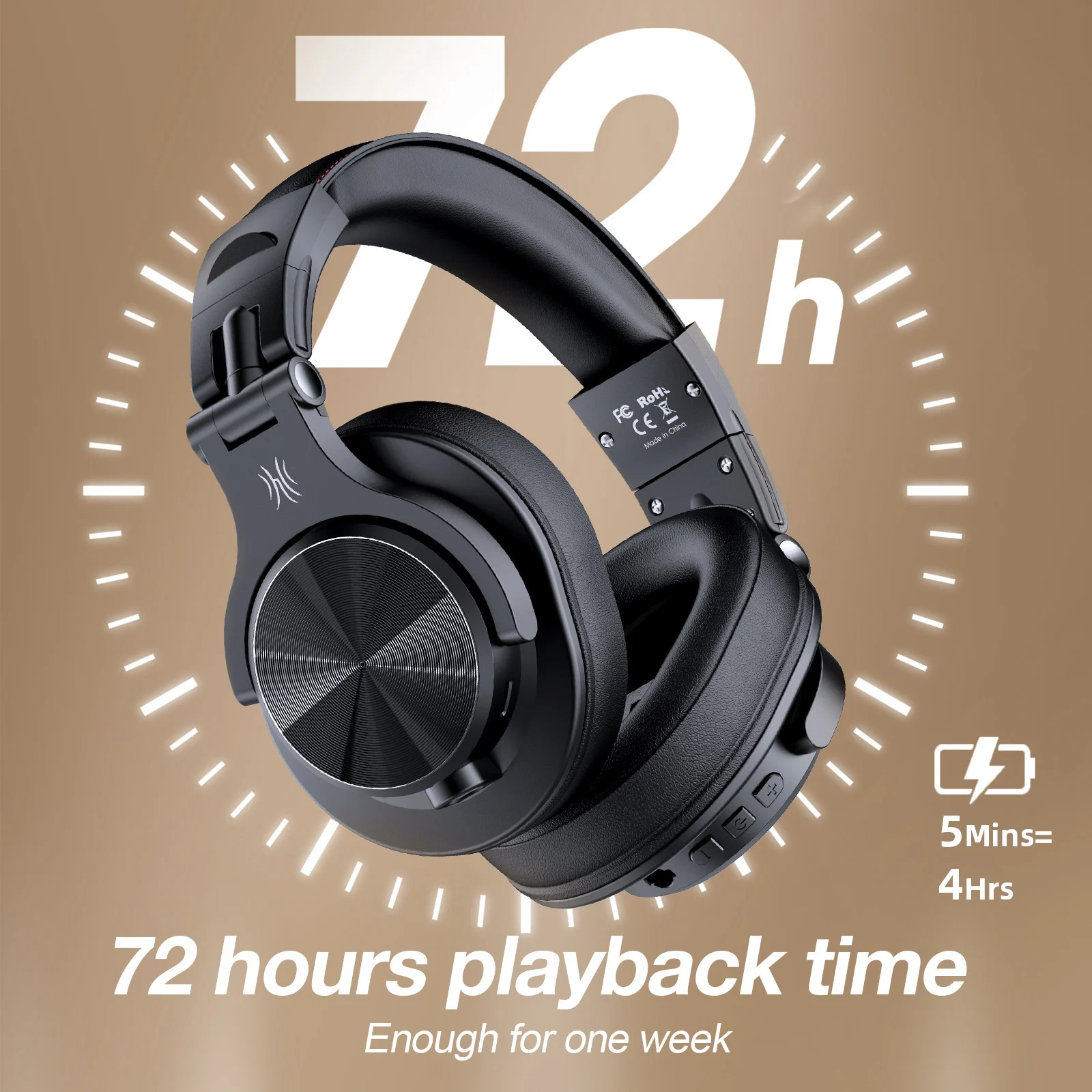 OneOdio Fusion A70 Bluetoothヘッ - Dj Headphones Professional のレビューと価格