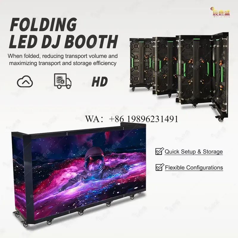 カスタムメイドのキャビン型テレビ壁面、メサ型、曲面型デスク、 - Dj Stand Table Foldable のレビューと価格
