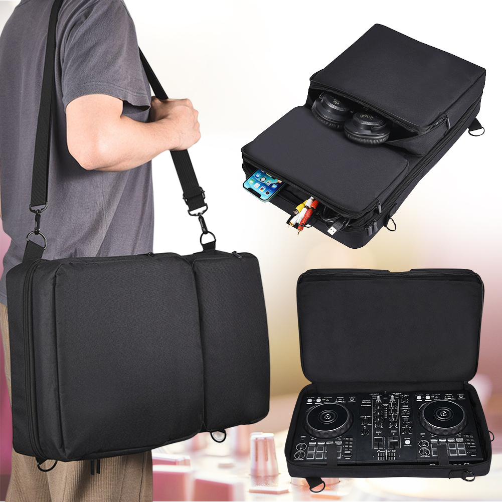 ポータブルdjコントローラーパッド入り収納バッグ防塵保護ケー - Dj Turntable Direct Drive のレビューと価格