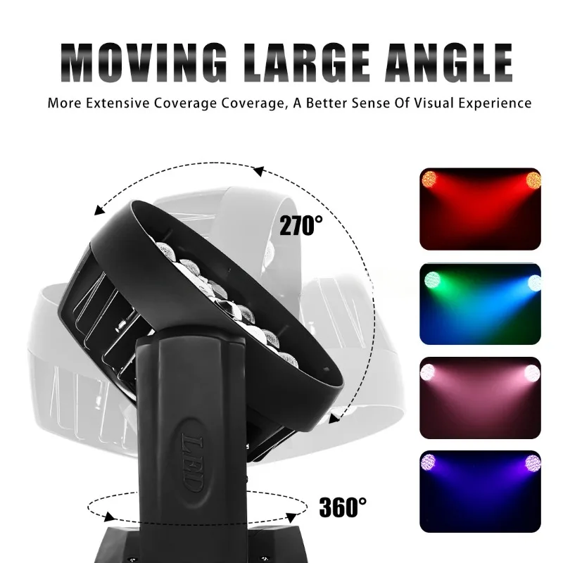 36x18w LEDズームウォッシュムービングヘッドライト  - Dj Light Moving Head Stage のレビューと価格